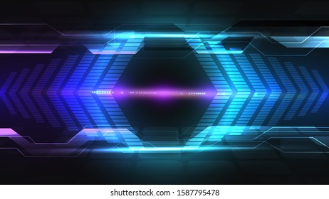 Vector illustration of abstract electrical board, circuit. Abstract science, futuristic, web, network concept. EPS 10