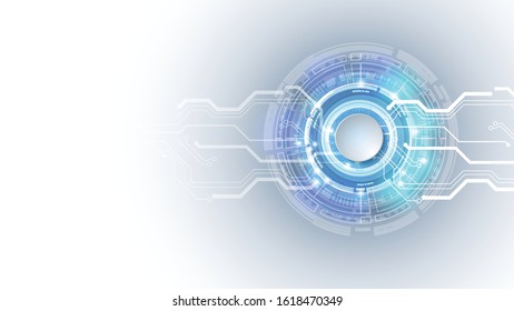 Vector illustration of abstract electrical board, circuit. Abstract science, futuristic, web, network concept. EPS 10