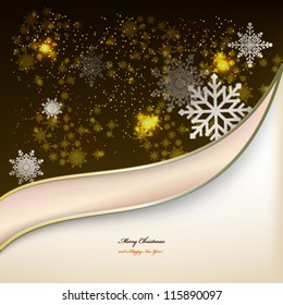 Vector illustration abstract elegant Christmas background