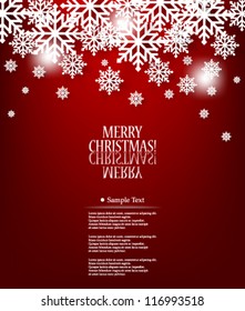 Vector illustration abstract elegant Christmas Background Design - eps10