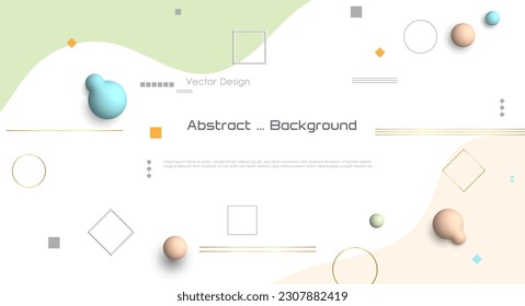 Vector, Illustration abstract element with dynamic 3d shape, gradient color background. Minimal line pattern, circle, geometric shape. Modern graphic design for layout poster cover, banner template
