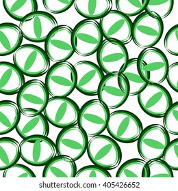 Vector illustration with abstract ellipse, fabric texture, unusual background, seamless pattern on the white background