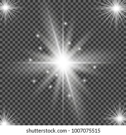Modern White Light Flash Effect On Stock Vector (Royalty Free) 1038502639