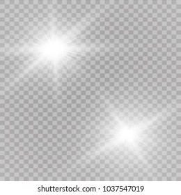 Vector illustration of abstract flare light rays