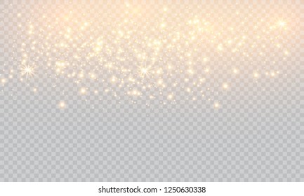 Vector illustration of abstract flare light rays. A set of stars, light and radiance, rays and brightness. Glow light effect. Vector illustration. Christmas flash Concept.