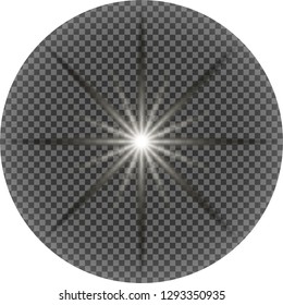 Vector illustration of abstract flare light rays