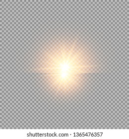 Vector illustration of abstract flare light rays. A set of stars, light and radiance, rays and brightness. Glow light effect. Vector illustration. Christmas flash Concept