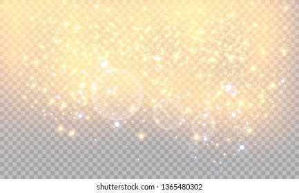 Vector illustration of abstract flare light rays. A set of stars, light and radiance, rays and brightness. Glow light effect. Vector illustration. Christmas flash Concept