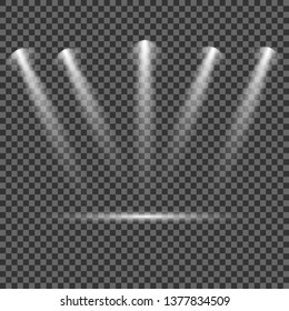 Vector illustration of abstract flare light rays 