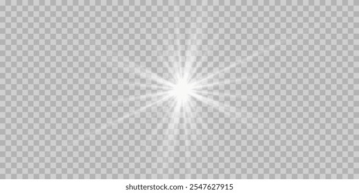 Vector illustration of abstract flare light rays	