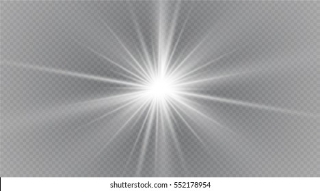 Vector illustration of abstract flare light rays