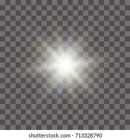 Vector illustration of abstract flare light rays