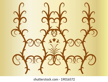 vector illustration "abstract floral"
