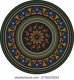 Ilustración vectorial de un fondo floral abstracto
