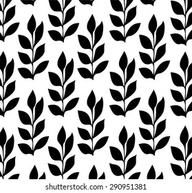 vector illustration of an abstract floral leaves background