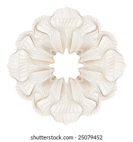 Vector illustration of abstract floral and ornamental element