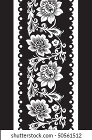 Vector illustration of abstract flowers