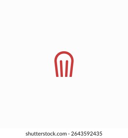 vector illustration of abstract fork