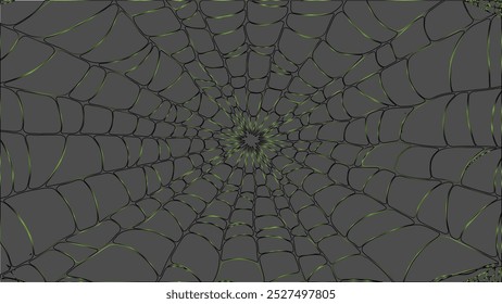 Vector illustration abstract full spider web