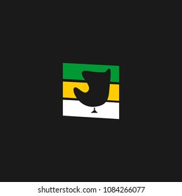 Vector illustration of abstract furniture logo design concept. Symbol and icon template of sofa, table, chair, and home interior