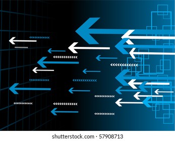 vector illustration of abstract futuristic background