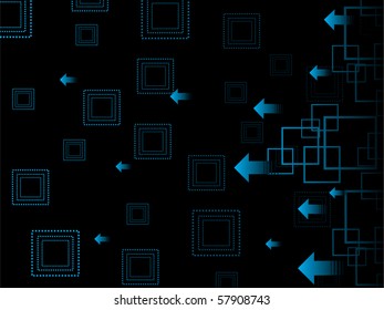 Vektorgrafik abstrakter futuristischer Hintergrund