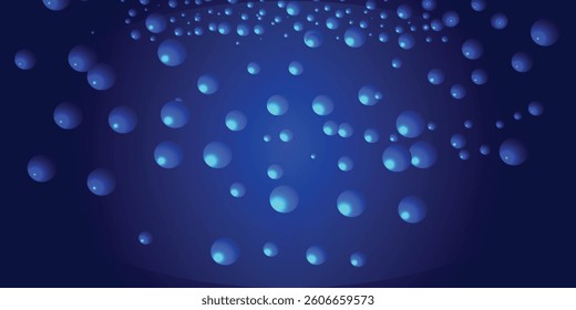 Vector illustration Abstract futuristic hexagons and circuit board, high computer technology, innovation communication concept. Dark blue color background