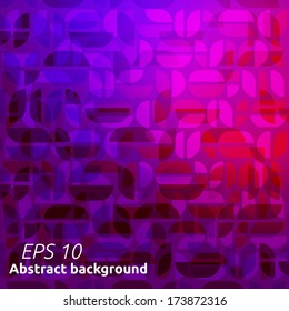 Vector illustration. Abstract geometric background