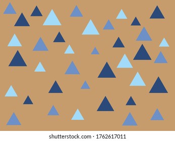 Ilustración vectorial de textura de fondo geométrico abstracto con triángulos en diseño plano