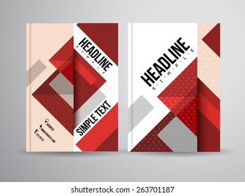 Vector Illustration with Abstract Geometric Background. Business Template for Flyer, Banner, Placard, Poster, Brochure Design. Technology Art
