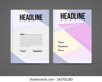 Vector Illustration with Abstract Geometric Background. Business Template for Flyer, Banner, Placard, Poster, Brochure Design. Technology Art