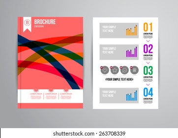 Vector Illustration with Abstract Geometric Background. Business Template for Flyer, Banner, Placard, Poster, Brochure Design. Technology Art