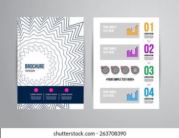 Vector Illustration with Abstract Geometric Background. Business Template for Flyer, Banner, Placard, Poster, Brochure Design. Technology Art
