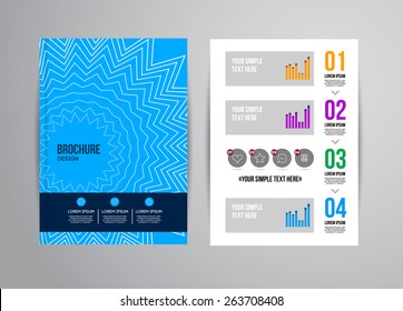 Vector Illustration with Abstract Geometric Background. Business Template for Flyer, Banner, Placard, Poster, Brochure Design. Technology Art