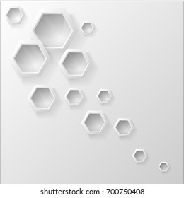 Vector illustration of an abstract geometric background consisting of intersecting shapes, infographics