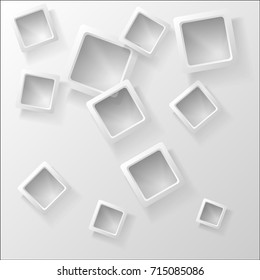 Vector illustration of an abstract geometric background consisting of intersecting shapes, infographics.3D Render