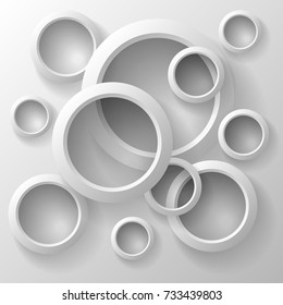 Vector illustration of an abstract geometric background consisting of intersecting shapes, infographics.3D Render