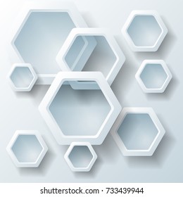 Vector illustration of an abstract geometric background consisting of intersecting shapes, infographics.3D Render