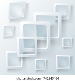 Vector illustration of an abstract geometric background consisting of intersecting shapes, infographics.3D Render