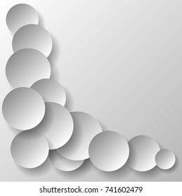 Vector illustration of an abstract geometric background consisting of intersecting shapes, infographics.3D Render