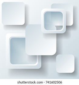 Vector illustration of an abstract geometric background consisting of intersecting shapes, infographics.3D Render