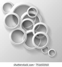 Vector illustration of an abstract geometric background consisting of intersecting shapes, infographics.3D Render