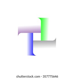 Vector illustration of abstract geometric. Colorful logo design








