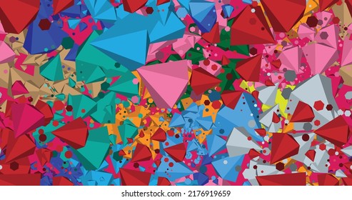 Vector illustration of the abstract geometric diamond texture repeat pattern