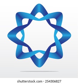 Vector illustration of abstract geometric logo