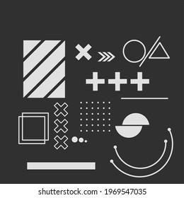 Vector illustration of abstract geometric monochrome colors.
Great to use for background,poster,banner,wallpaper etc.