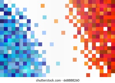 Vector illustration of abstract geometric pattern and background