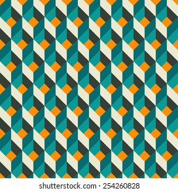 Vector illustration of abstract geometric seamless pattern 
