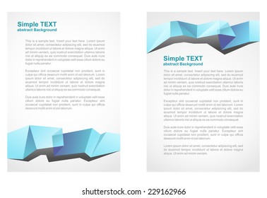 Vector illustration  of abstract geometrical background, polygonal design. 