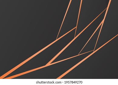 Vector illustration of abstract golden luxury backgrounds with geometric graphic elements. Perfect for backgrounds for magazine cover, Banner, Poster, Wallpaper.